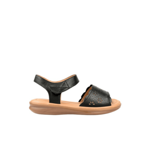 Sandale casual - dama - 50039 negru - piele naturala imagine