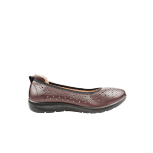 Pantofi causal - dama - M540009D bordo - piele naturala imagine