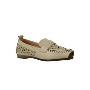 Pantofi casual - dama - 2QN03 crem - piele naturala imagine