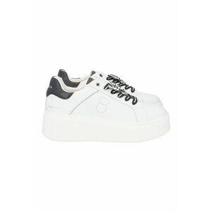 Pantofi sport flatform din piele cu logo imagine