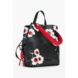 Rucsac din piele ecologica cu model floral imagine