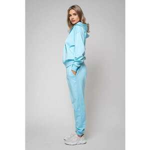 Set Hypera hanorac cu fermoar si pantalon Sky Blue Albastru deschis imagine