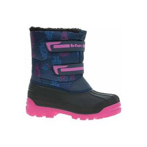 Cizme de zapada pentru fete LCJ-23-44-44-2007K navy-fucsia imagine