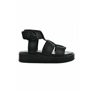 Sandale wedge de piele ecologica imagine