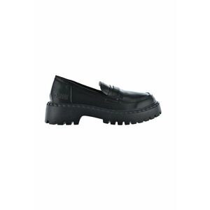 Pantofi loafer din piele cu aspect masiv imagine