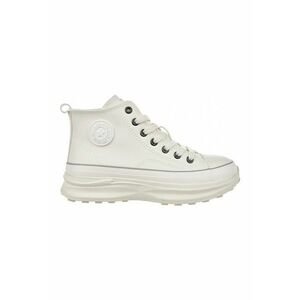 Tenisi flatform de piele ecologica cu logo imagine