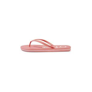 Papuci flip-flop cu logo contrastant pe brant Profile Logo imagine