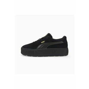 Pantofi sport flatform din piele intoarsa cu insertii din piele ecologica Karmen imagine