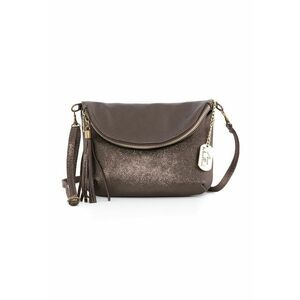 Geanta crossbody de piele cu canaf imagine