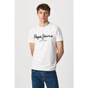 Tricou slim fit cu imprimeu logo supradimensionat Original imagine