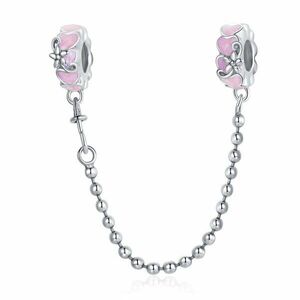 Talisman din argint Pink Hearts Unique Chain imagine