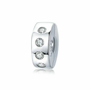 Talisman din argint cu clips Silver Crystals imagine