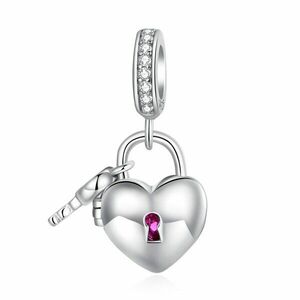 Talisman din argint Open Heart Lock imagine