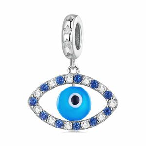 Talisman din argint Blue Eye imagine