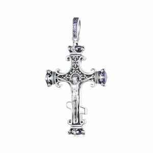 Talisman din argint Big Crucifix imagine