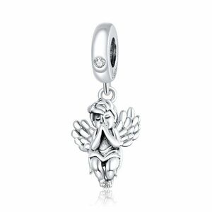 Talisman din argint Praying Baby Angel imagine