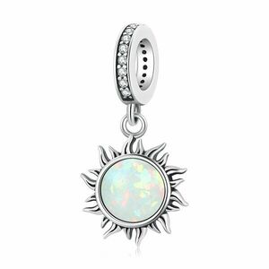 Talisman din argint Opal Sun imagine