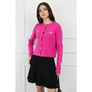 Bluza Samanta fucsia din tricot cu nasturi imagine