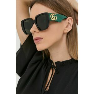 Gucci ochelari de soare femei, culoarea verde imagine