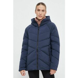 Jack Wolfskin geaca de puf femei, culoarea albastru marin, de iarna imagine