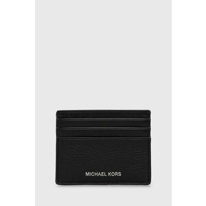 MICHAEL Michael Kors carcasa din piele culoarea negru imagine