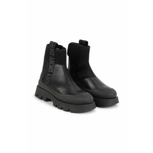 Dkny ghete din piele pentru copii culoarea negru imagine