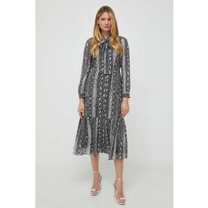 MICHAEL Michael Kors rochie culoarea negru, midi, evazati imagine