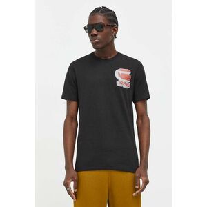 G-Star Raw tricou din bumbac barbati, culoarea negru, cu imprimeu imagine