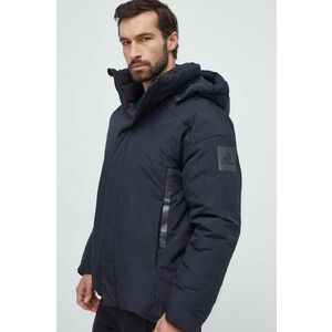 adidas geaca de puf barbati, culoarea negru, de iarna, oversize imagine