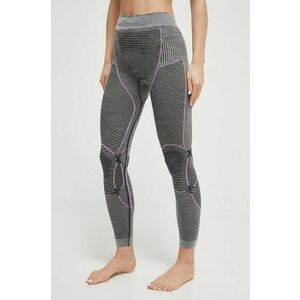 X-Bionic jambiere funcționale Merino 4.0 culoarea gri imagine