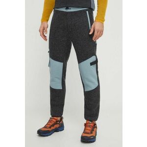 Smartwool pantaloni de exterior Hudson culoarea gri, modelator imagine