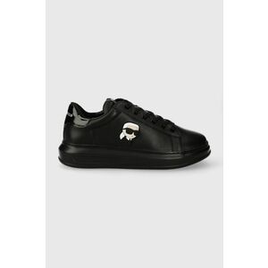 Karl Lagerfeld sneakers din piele Kapri Mens culoarea negru imagine