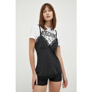 Moschino Jeans tricou femei, culoarea negru imagine