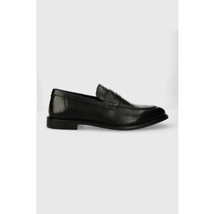 Gant mocasini de piele Lozham barbati, culoarea negru, 28671511.G00 imagine