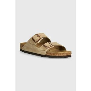 Birkenstock papuci din nubuc Arizona culoarea maro imagine