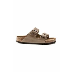 Birkenstock papuci din nubuc Arizona culoarea bej, 552813 imagine