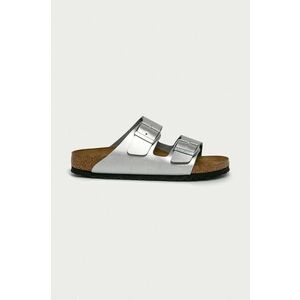 Birkenstock papuci Arizona femei, culoarea argintiu, 1012283 imagine