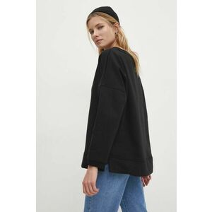 Answear Lab bluza femei, culoarea negru, neted imagine