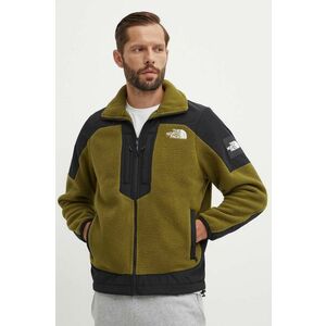 The North Face hanorac fleece M Fleeski Y2K Fz Jacket culoarea verde, cu imprimeu, NF0A87AWPIB1 imagine