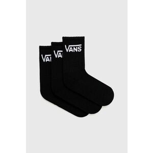 Vans sosete 3-pack femei, culoarea negru imagine