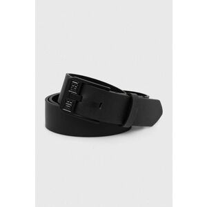 Diesel curea de piele bărbați, culoarea negru X08880.P1913 imagine