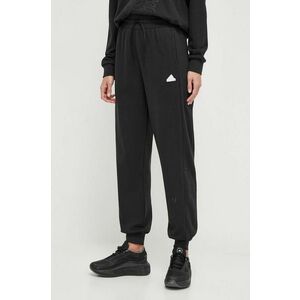 adidas pantaloni de trening culoarea negru, cu imprimeu IP2262 imagine