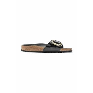 Birkenstock slapi de piele Madrid femei, culoarea negru, 1022541 imagine