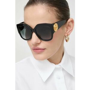 Gucci ochelari de soare femei, culoarea negru imagine