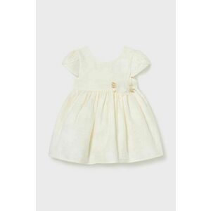 Mayoral rochie bebe culoarea bej, mini, evazati imagine