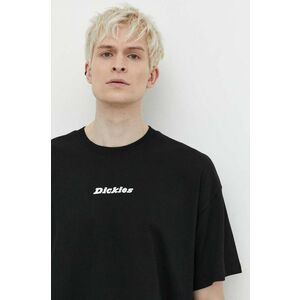 Dickies tricou din bumbac ENTERPRISE TEE SS barbati, culoarea negru, cu imprimeu, DK0A4YRN imagine