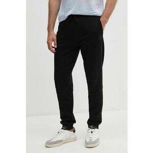 BOSS Orange pantaloni de trening din bumbac culoarea negru, melanj 50509303 imagine