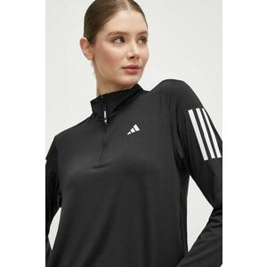 adidas Performance hanorac de jogging Own The Run culoarea negru, cu imprimeu IK7440 imagine