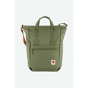 Fjallraven rucsac High Coast Totepack culoarea verde, mare, uni F23225 imagine