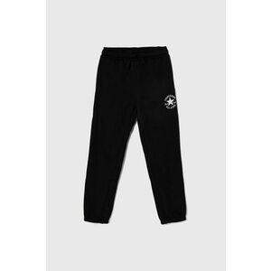 Converse pantaloni de trening pentru copii culoarea negru, cu imprimeu imagine